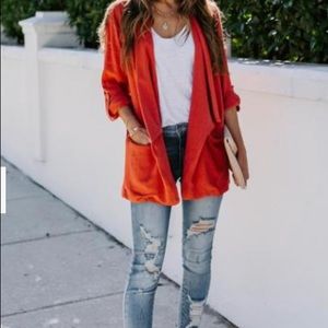 Vici dolls blazer in red - never worn